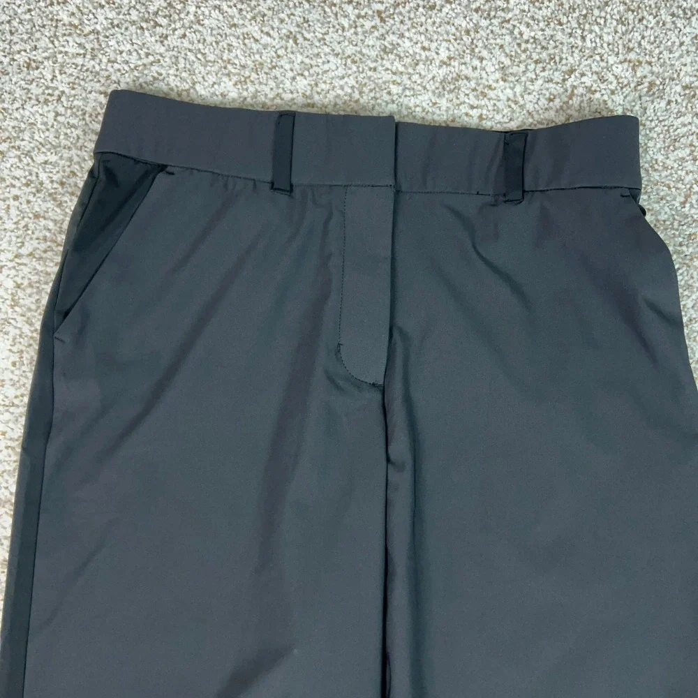 Nike Pants Womens Large Black Comfort Dri-FIT Golf Tapered Stretch Trousers Logo